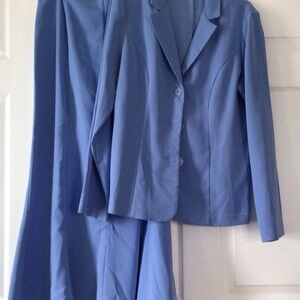 Elegant Blue Skirt Set